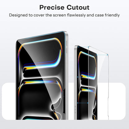 Blueo HD skjermbeskyttelsesfilm for Apple iPad Air 13 (2024), Herdet glass, Full lim
