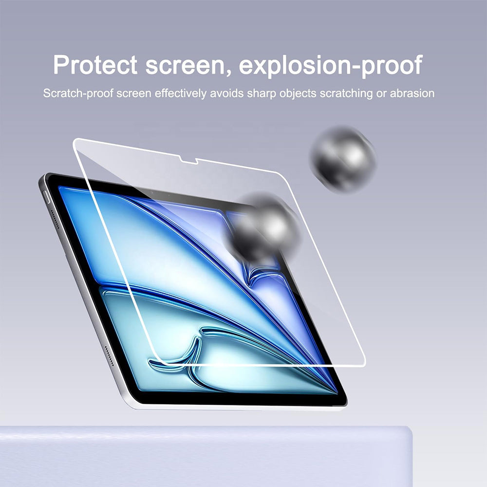 Blueo HD skjermbeskyttelsesfilm for Apple iPad Air (2022) / Pro 11 (2021) / Air (2020) / Pro 11 (2020), Herdet glass, Full lim
