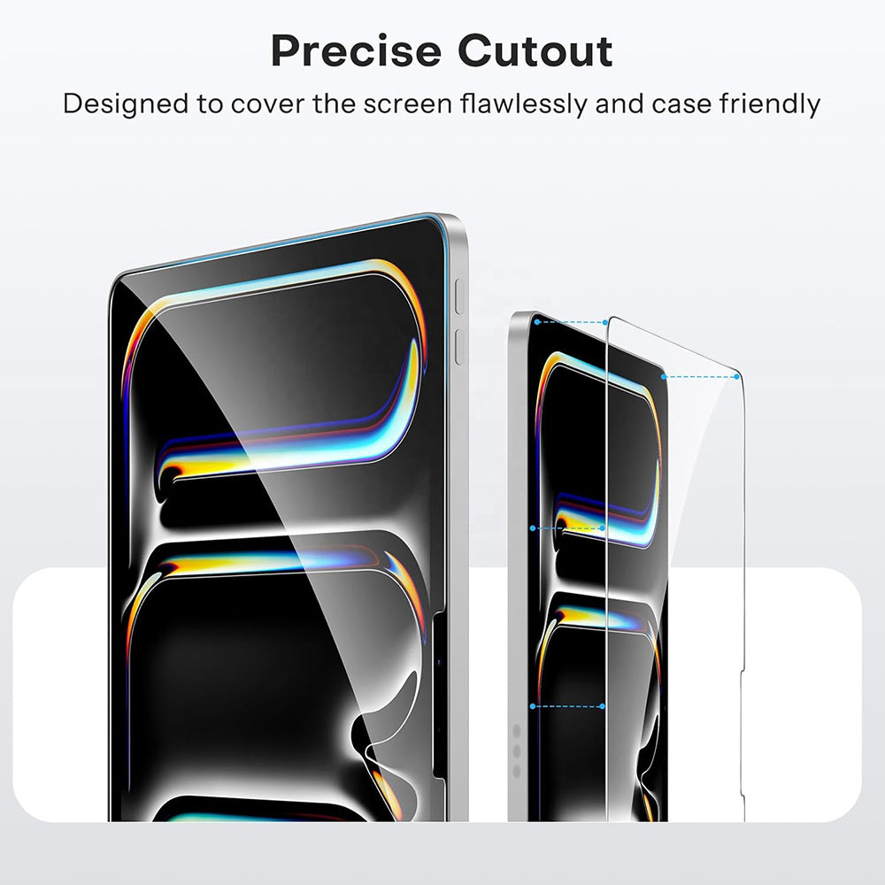 Blueo HD skjermbeskyttelsesfilm for Apple iPad mini (2024) / mini (2021), Herdet glass, Full lim