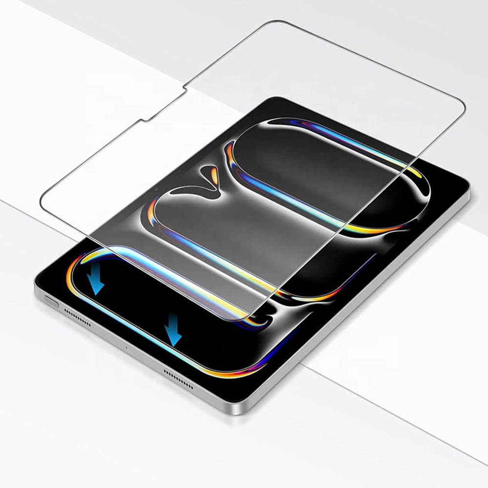 Blueo HD skjermbeskyttelsesfilm for Apple iPad Pro 11 (2024), Herdet glass, Full lim
