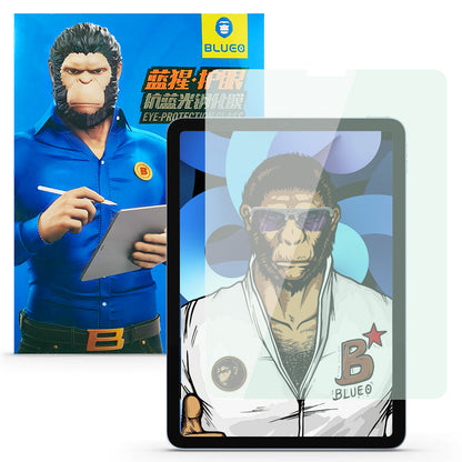 Blueo skjermbeskyttelsesfolie for Apple iPad Pro 12.9 (2022) / Pro 12.9 (2021) / Pro 12.9 (2020), Herdet glass, Full lim