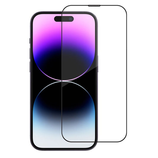 Blueo Sapphire Applicator Pro skjermbeskyttelsesfilm for Apple iPhone 16 Pro Max, Herdet glass, Full lim, Svart