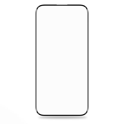 Blueo Silk HD skjermbeskyttelsesfilm for Apple iPhone 16 / 15, Herdet glass, Full lim, Sett med 5 stk, 2.5D, Svart
