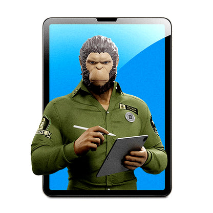 Blueo Spesial Skrive Skjermbeskyttelse for Apple iPad (2025) / (2022), Plast