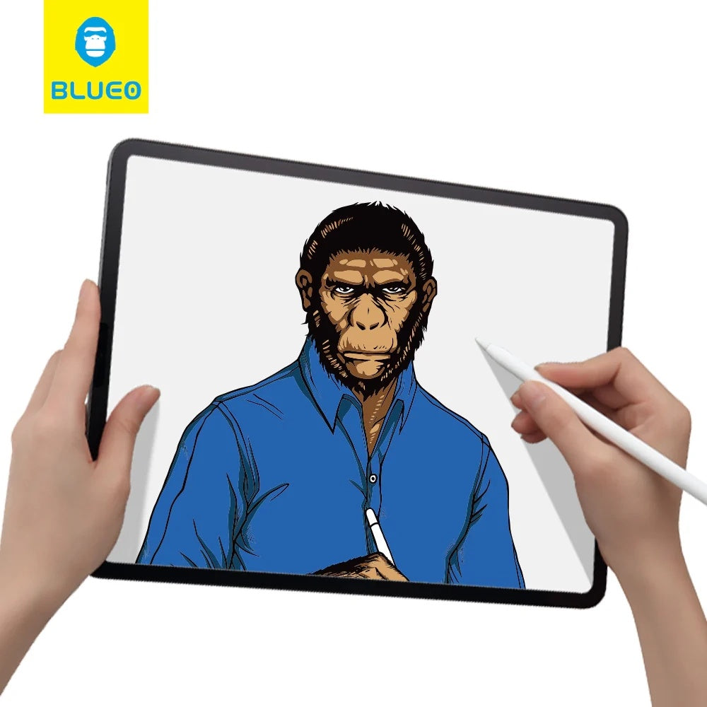 Blueo Special Writing skjermbeskytter for Apple iPad Pro 12.9 (2022) / Pro 12.9 (2021) / Pro 12.9 (2020), Plast