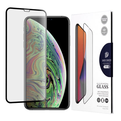 DUX DUCIS skjermbeskyttelse for Apple iPhone 11 Pro / XS / X, Herdet glass, Edge Glue, Svart