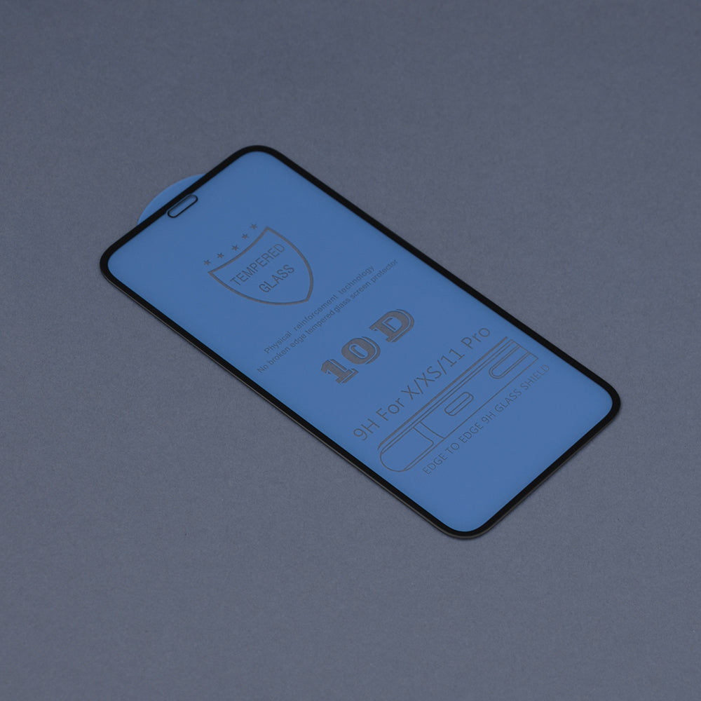 DUX DUCIS skjermbeskyttelse for Apple iPhone 11 Pro / XS / X, Herdet glass, Edge Glue, Svart