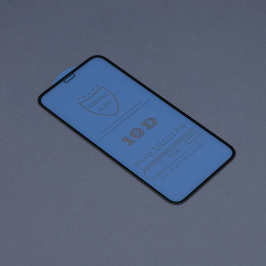 DUX DUCIS skjermbeskyttelse for Apple iPhone 11 Pro / XS / X, Herdet glass, Edge Glue, Svart
