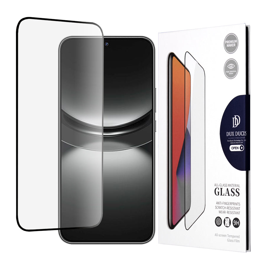 DUX DUCIS skjermbeskyttelse for Huawei nova 12, Herdet glass, Edge Glue, Svart