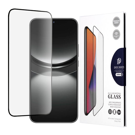 DUX DUCIS skjermbeskyttelse for Huawei nova 12, Herdet glass, Edge Glue, Svart