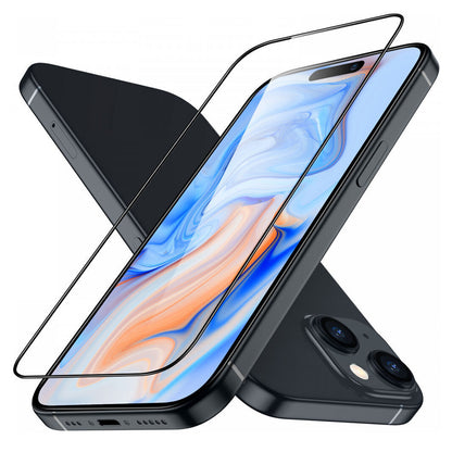 Beskyttelsesfilm ESR Armorite for Apple iPhone 15 Plus, Herdet Glass, Full Lim, Svart