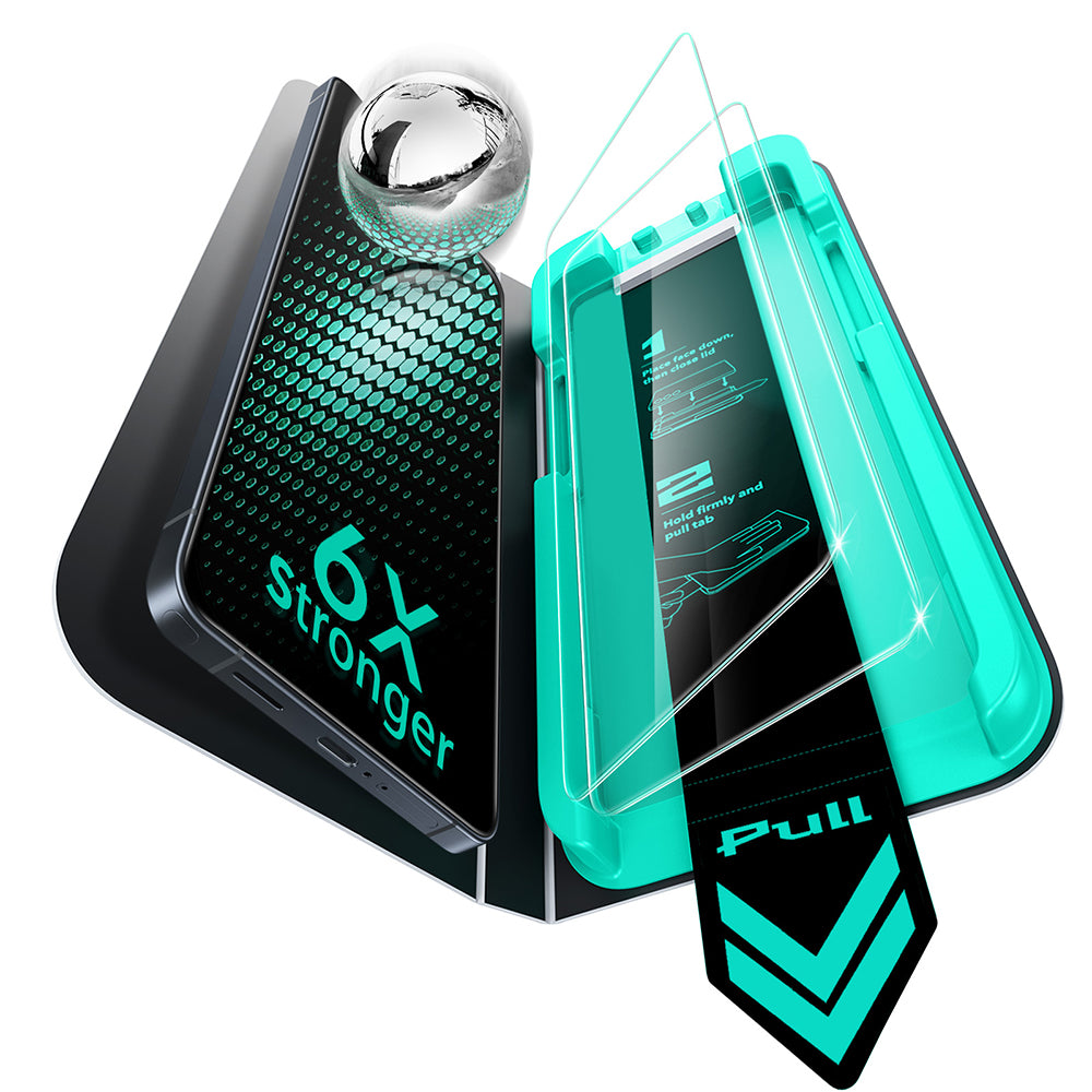 Skjermbeskytter ESR Armorite for Samsung Galaxy S26 Ultra S948, Herdet Glass, Full Lim, Sett med 2 stykker