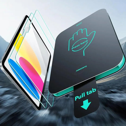 Skjermbeskytter ESR Armorite UltraFit for Apple iPad (2025) / (2022), Herdet glass, Full lim, Sett med 2 stykker