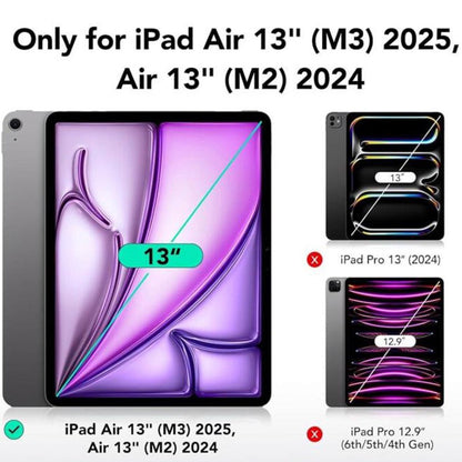 ESR Armorite UltraFit skjermbeskyttelse for Apple iPad Air 13 (2026) / Pro 13 (2025), Herdet glass, Full lim, Sett med 2 stk
