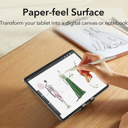 Beskyttelsesfolie ESR Paper Feel Magnetic for Apple iPad (2025) / (2022), Plast