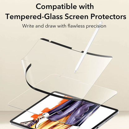Beskyttelsesfolie ESR Paper Feel Magnetic for Apple iPad (2025) / (2022), Plast