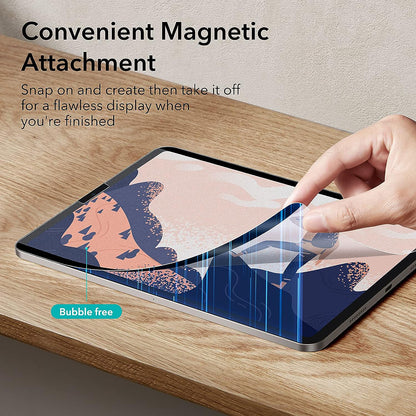 ESR Paper Feel Magnetic skjermbeskyttelse for Apple iPad Air 11 (2026) / Air 11 (2025), plast