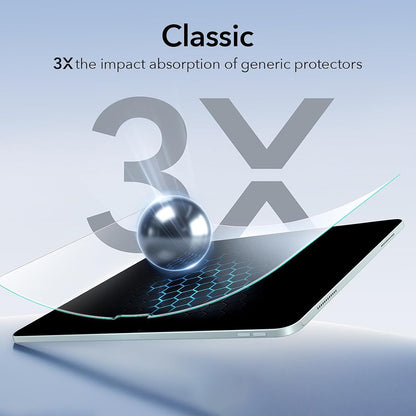 Beskyttelsesfolie ESR Paper Feel UltraFit for Apple iPad Air 11 (2026) / Air 11 (2025), Plast, Sett med 2 stykker