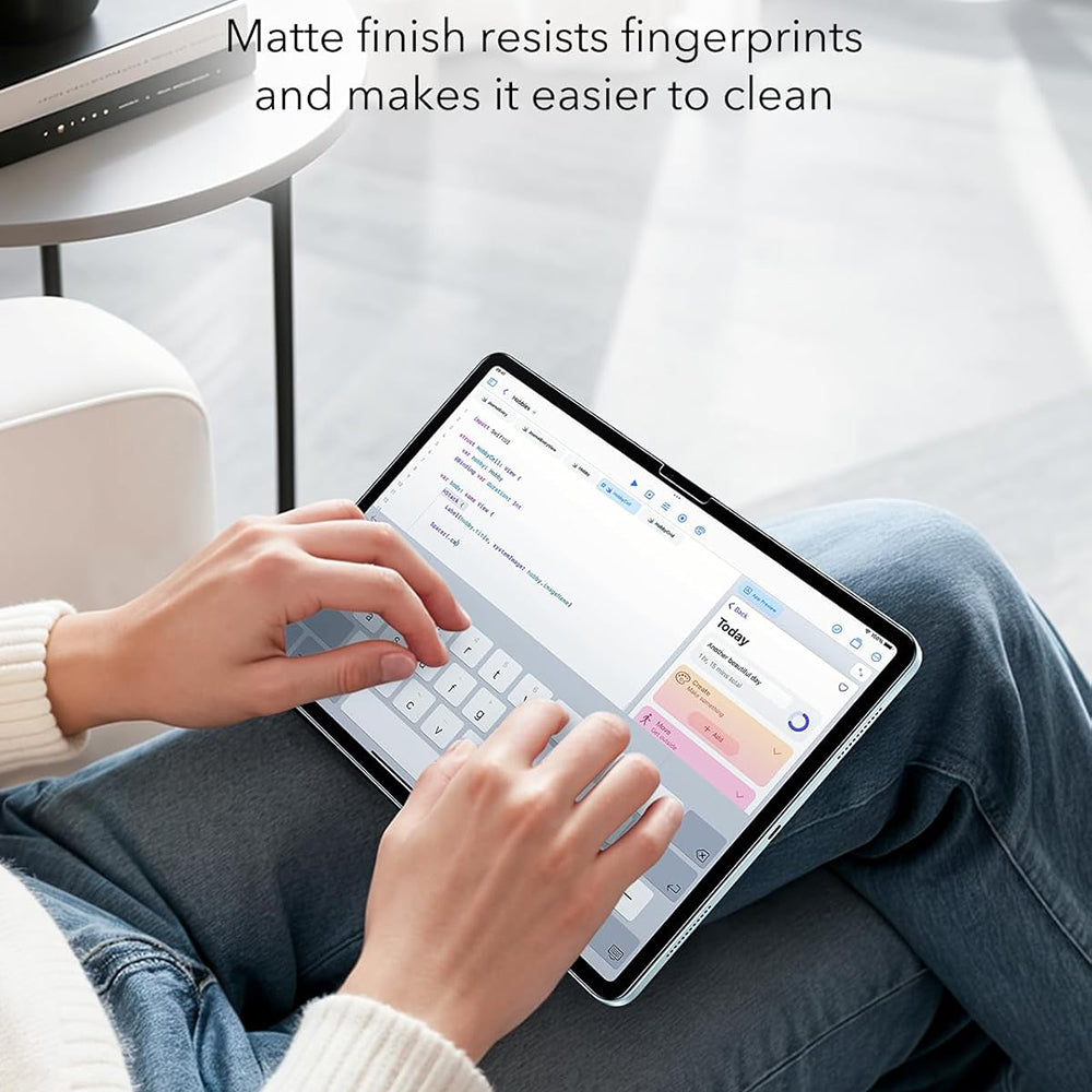 Beskyttelsesfolie ESR Paper Feel UltraFit for Apple iPad Air 11 (2026) / Air 11 (2025), Plast, Sett med 2 stykker