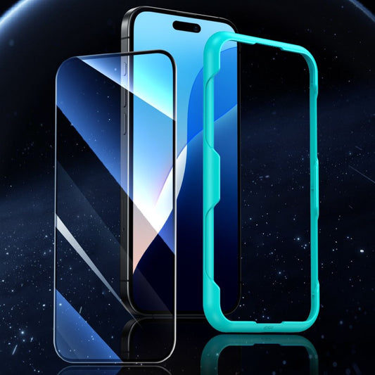 Beskyttelsesfilm ESR-skjerm for Apple iPhone 16 Pro Max, Herdet glass, Full lim