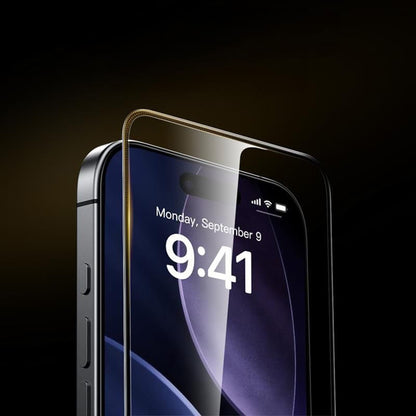 Skjermbeskyttelsesfolie ESR UltraFit Armorite Pro for Apple iPhone 17 Pro Max, Herdet Glass, Full Lim, Svart