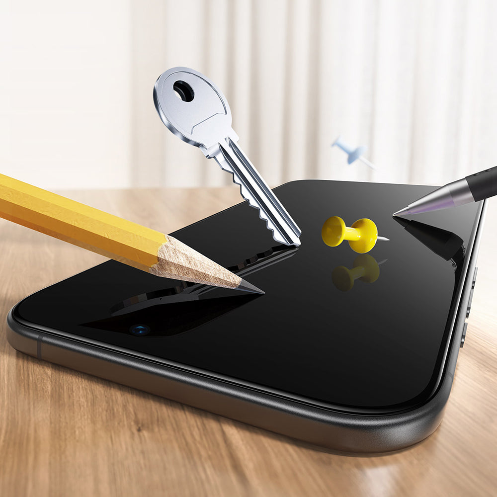 Beskyttelsesfilm ESR UltraFit for Apple iPhone 17 Pro Max, Herdet Glass, Full Lim, Svart