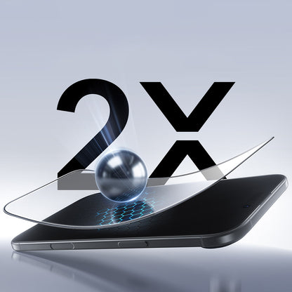 Beskyttelsesfilm ESR UltraFit for Apple iPhone 17 Pro, Herdet Glass, Full Lim, Svart