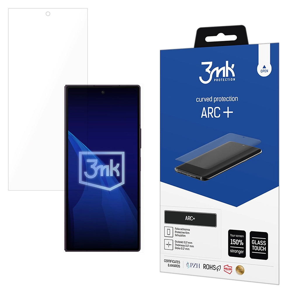 Beskyttelsesfilm for ytre skjerm 3MK ARC+ for Samsung Galaxy Z Fold8 Ultra F976, plast