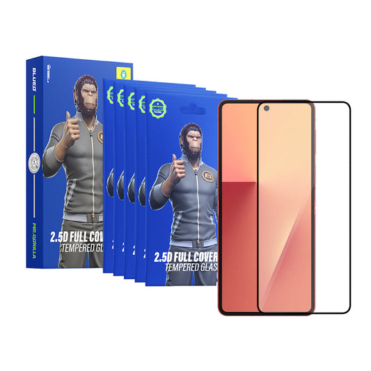 Blueo HD skjermbeskyttelsesfilm for Samsung Galaxy Z Flip8 F776 / Z Flip7 F766, Herdet glass, Full lim, 2.5D, Sett med 5 stk, Svart