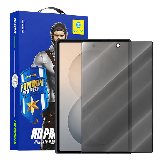 Blueo Anti-Peep Privacy Skjermbeskyttelse for Samsung Galaxy Z Fold8 F971, Herdet Glass, Full Lim