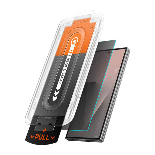 Beskyttelsesfilm for utvendig skjerm Privacy Spigen GlastR EZ FIT Pro HD for Samsung Galaxy Z Fold8 Ultra F976, Herdet glass, Full lim