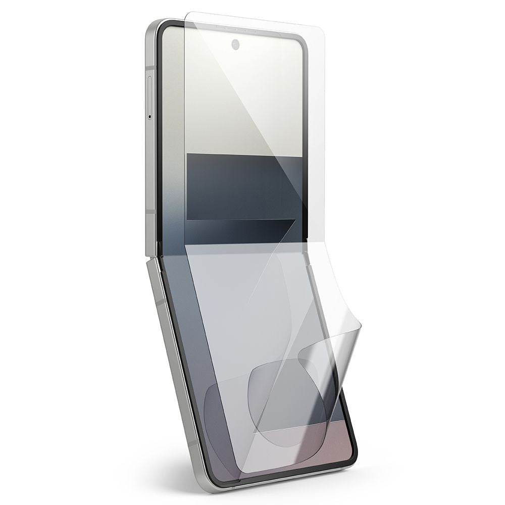 Beskyttelsesfolie for innvendig skjerm Ringke Dual Easy Pro for Samsung Galaxy Z Flip7 F766, Plast, Sett med 2 stykker