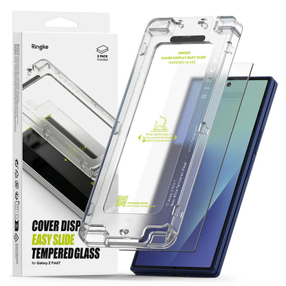 Beskyttelsesfilm Ringke Easy Slide for Samsung Galaxy Z Fold7 F966, Herdet glass, Full lim, Sett med 2 stykker