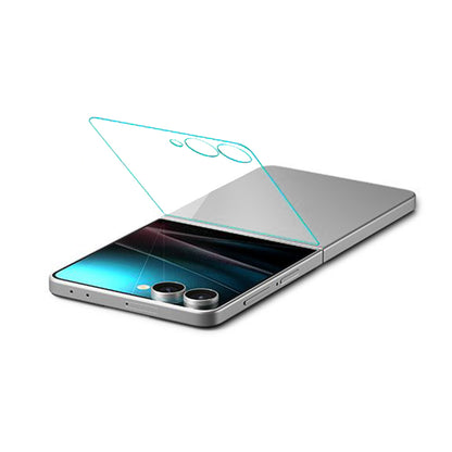 Beskyttelsesfolie Spigen GlastR EZ FIT for Samsung Galaxy Z Flip7 F766, Herdet Glass, Full Lim, Sett med 2 stykker AGL09585