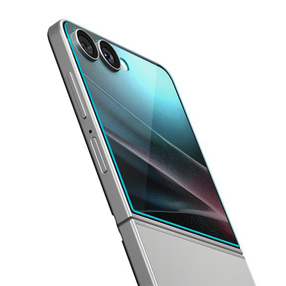 Beskyttelsesfolie Spigen GlastR EZ FIT for Samsung Galaxy Z Flip7 F766, Herdet Glass, Full Lim, Sett med 2 stykker AGL09585