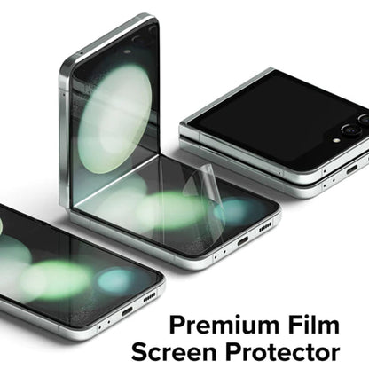Beskyttelsesfolie Ringke Dual Easy for Samsung Galaxy Z Flip5 F731, Plast, Sett med 2 stykker