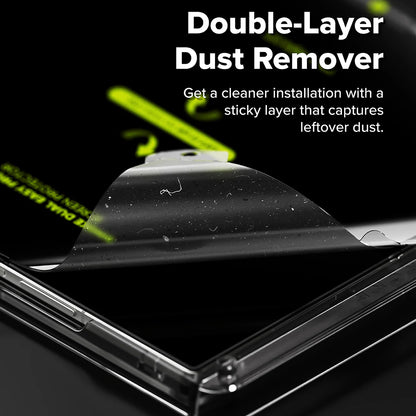 Innvendig skjermbeskyttelsesfilm Ringke Dual Easy Pro for Samsung Galaxy Z Fold7 F966, plast, sett med 2 stk