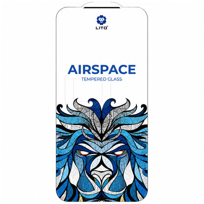 Lito Airspace Border skjermbeskyttelsesfilm for Apple iPhone 18 Pro / 17 Pro, Herdet glass, Full lim