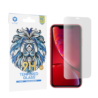 Lito Classic skjermbeskyttelse for Apple iPhone 11 / XR, Herdet glass, Full lim, 2.5D