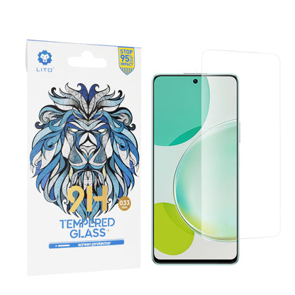 Lito Classic skjermbeskyttelse for Huawei nova 11i, Herdet glass, Full lim, 2.5D