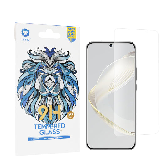 Lito Classic skjermbeskyttelsesfilm for Huawei nova 12s / nova 11, Herdet glass, Full lim, 2.5D