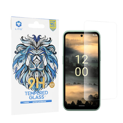 Lito Classic skjermbeskyttelsesfilm for Nokia XR21, Herdet glass, Full lim, 2.5D