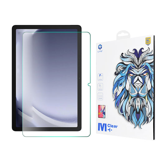 Lito Classic skjermbeskyttelsesfilm for Samsung Galaxy Tab A11+ / Tab A9+, Herdet glass, Full lim, 2.5D