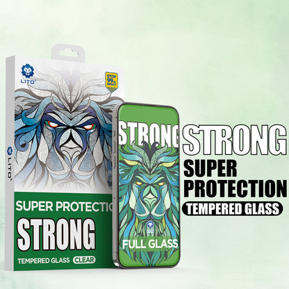 Skjermbeskytter Lito D+ Max Strong for Apple iPhone 17 Pro Max, Herdet Glass, Full Lim, Svart