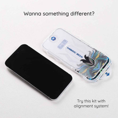 Skjermbeskyttelsesfilm Lito Magic Glass Box D+ Tools for Apple iPhone 16, Herdet glass, Full lim