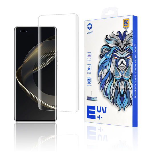 Lito skjermbeskyttelsesfilm for Huawei nova 11 Pro, Herdet glass, UV-lim, 3D