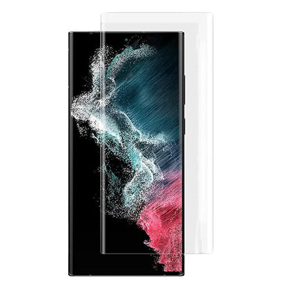 Lito skjermbeskyttelsesfilm for Samsung Galaxy S22 Ultra 5G S908, Herdet glass, UV-lim, 3D