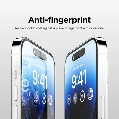 Beskyttelsesfilm Matt Skjerm Anank 5X Forsterket for Apple iPhone 17 Air, Herdet Glass, Full Lim, 2.5D, Svart