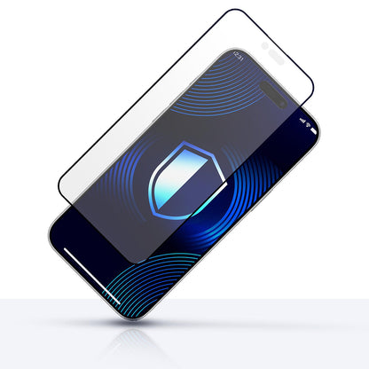 Skjermbeskytter Matte 3MK HardGlass Max for Apple iPhone 17 Air, Herdet Glass, Full Lim, Svart