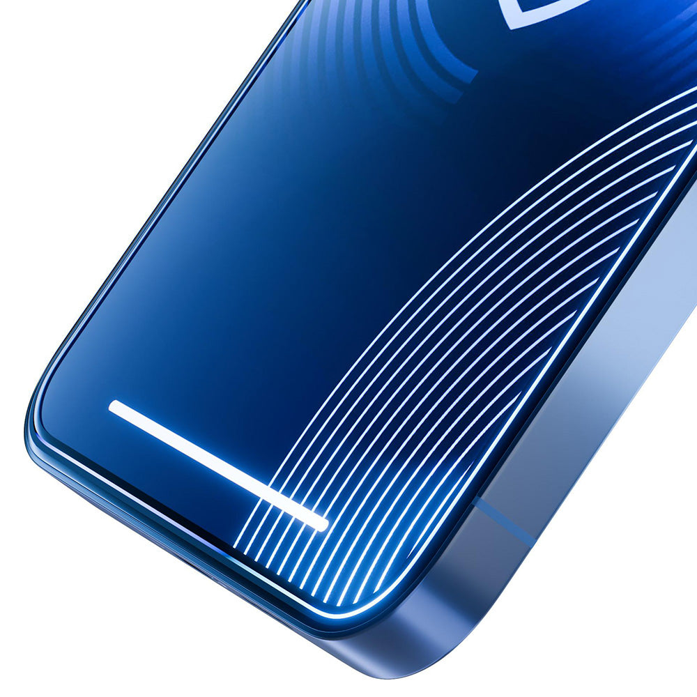 Skjermbeskytter Matte 3MK HardGlass Max for Apple iPhone 17 Air, Herdet Glass, Full Lim, Svart